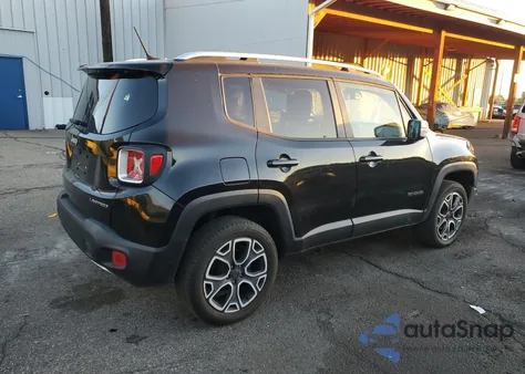 2016 Jeep Renegade Limited from USA, damaged, VIN ZACCJBDT0GPD46774